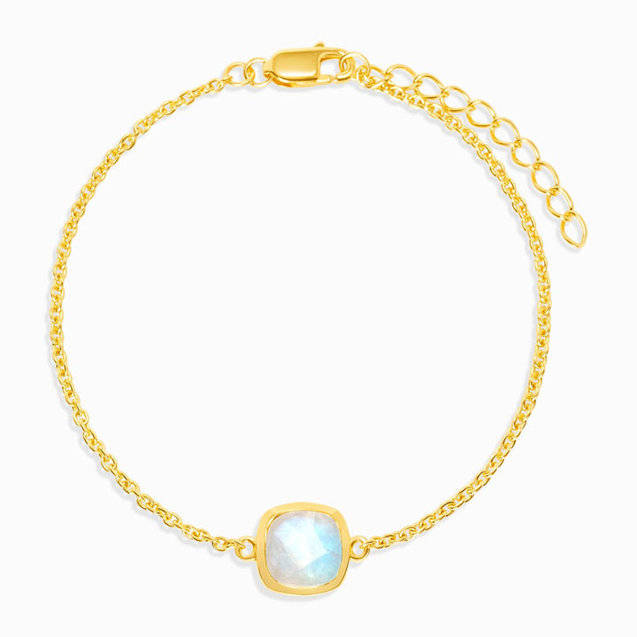 Bracelet Elegance Moonstone Gold