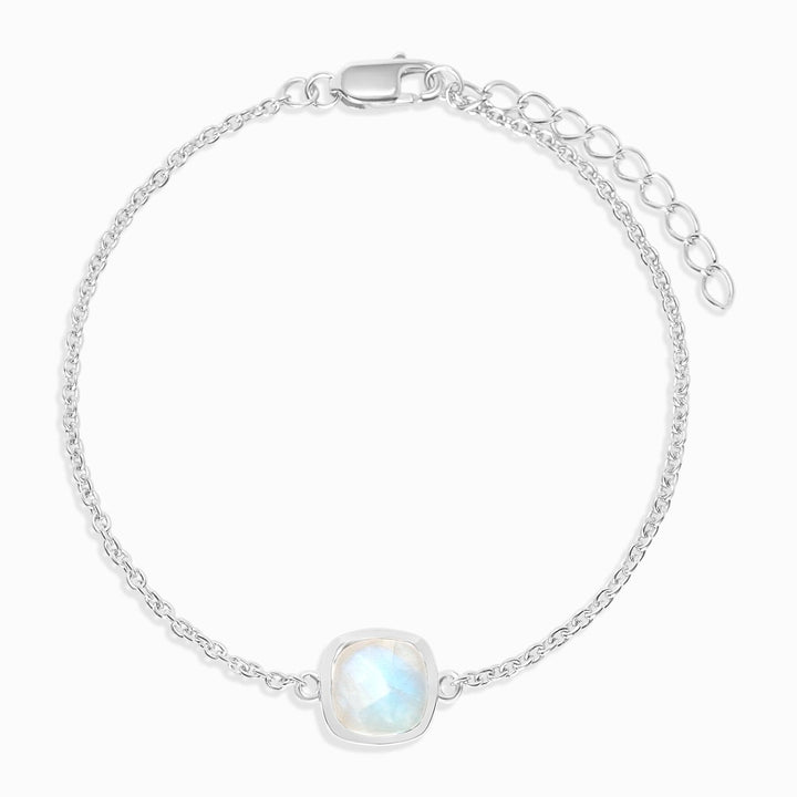 Bracelet Elegance Moonstone Silver