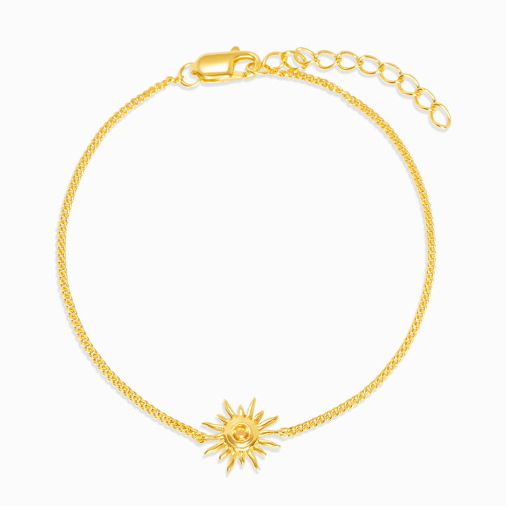 Bracelet Sun Citrine Gold