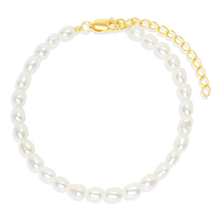 Pearl Bracelet Freshwater Pearl Gold