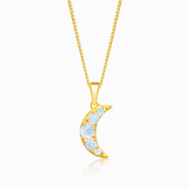 Pendant Luna Moonstone Gold