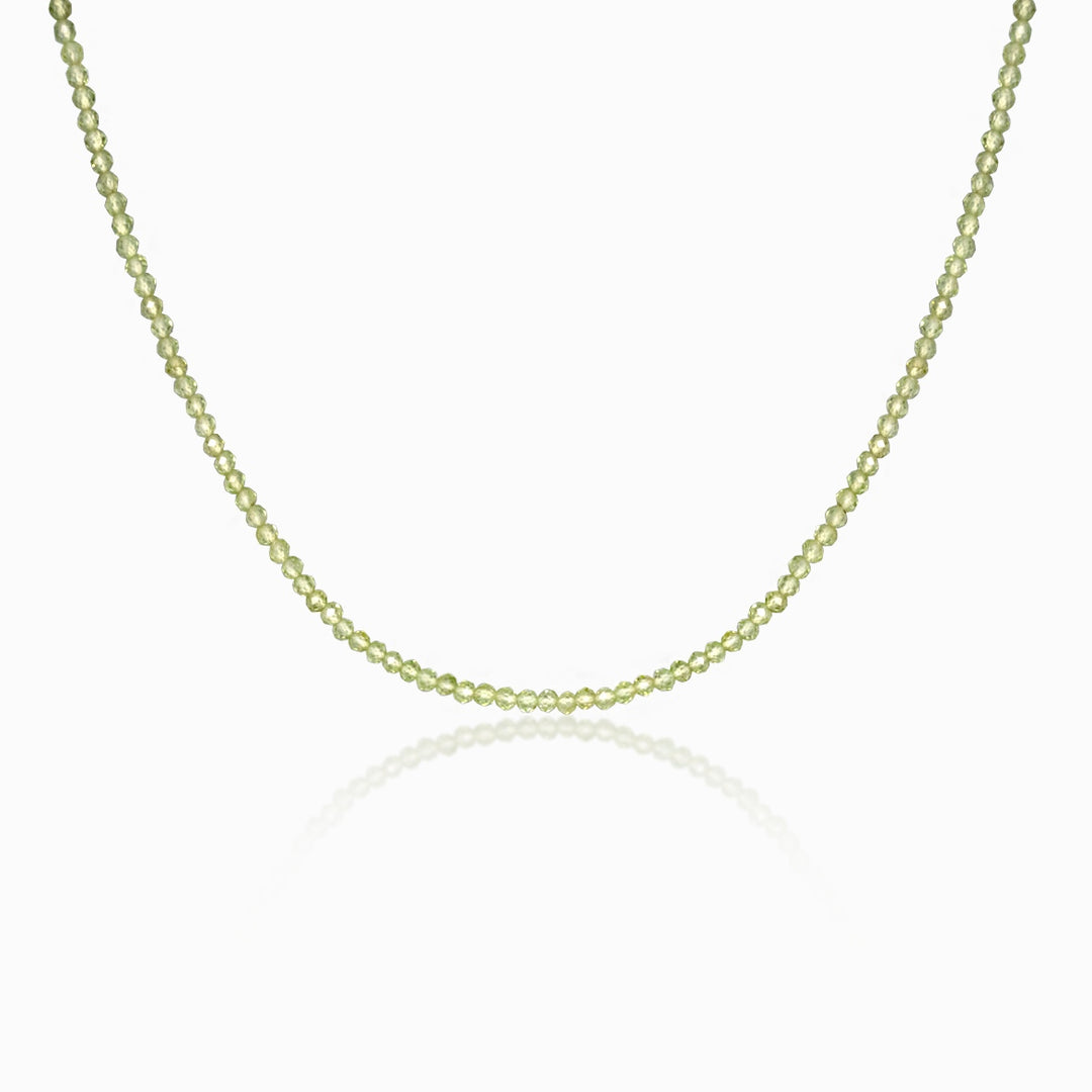 Necklace Crystal Beads Peridot