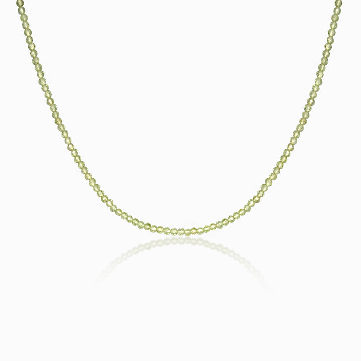 Necklace Crystal Beads Peridot