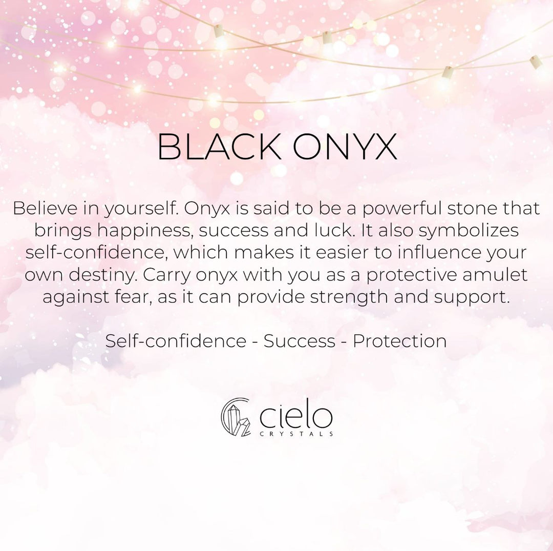 Onyx information and meaning. The crystal Onyx provides protection, support and strength.