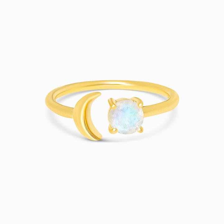 Ring Luna Moonstone Gold