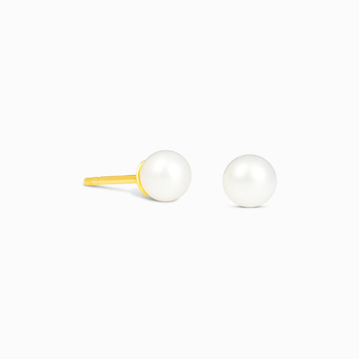 Studs Freshwater Pearl Gold